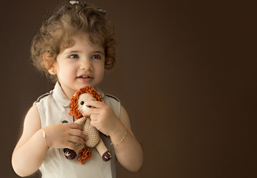 ensaio infantil em estudio