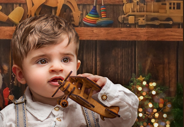 ensaio infantil de natal